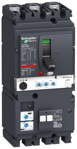 Автоматический выключатель 3П3Т M.2.2 250A VIGI MH NSX250B | код. LV431975 | Schneider Electric 